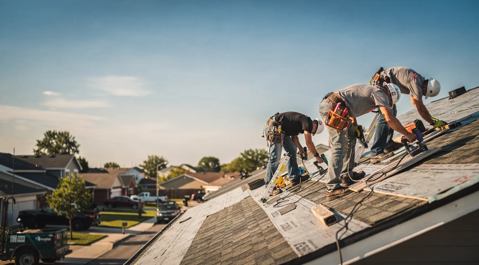 Roof Tarp Installation in East Burke, VT